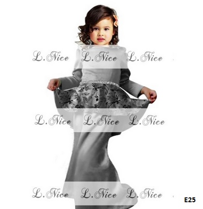 long dress lengan panjang anak